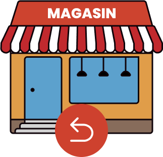 Icône Retour vendeur pour le tri