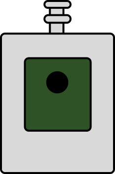 Icône Borne verre pour le tri