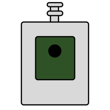 Icône Borne à verre pour le tri