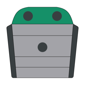 Icône Borne à verre pour le tri