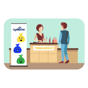 Icône Permanences de distribution des sacs pour le tri