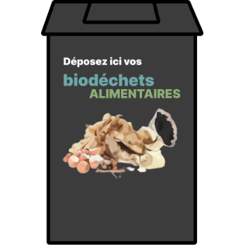 Icône Borne Biodéchets pour le tri