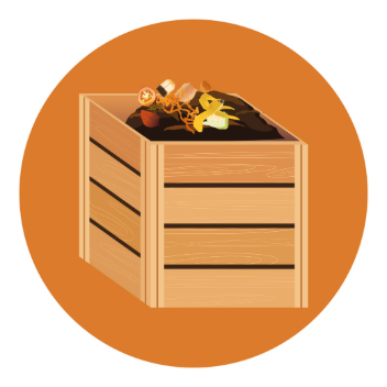 Icône Compost pour le tri